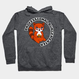 Red Panda Burger Eater Hoodie